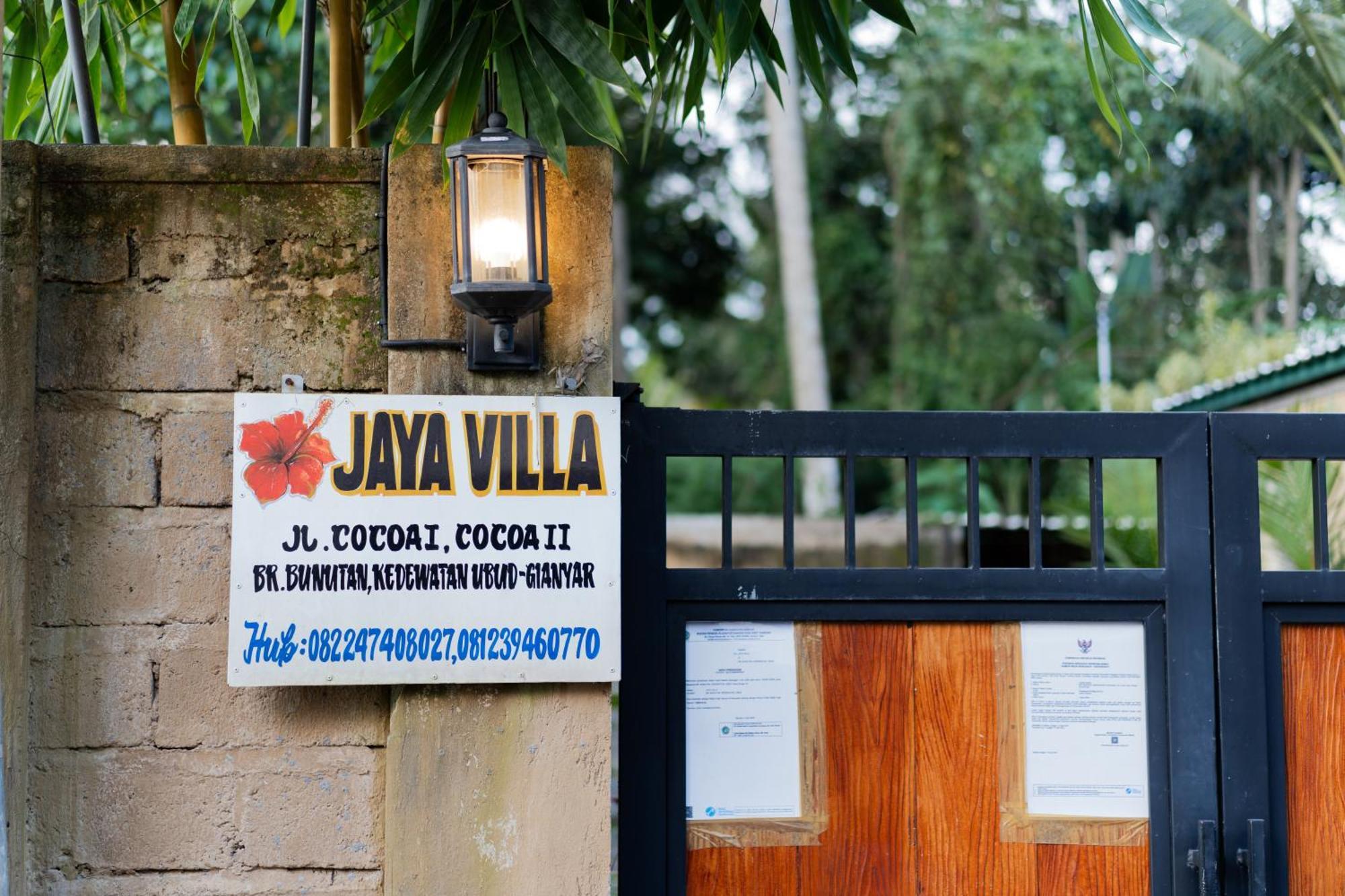 Jaya Villa Ubud Exteriör bild